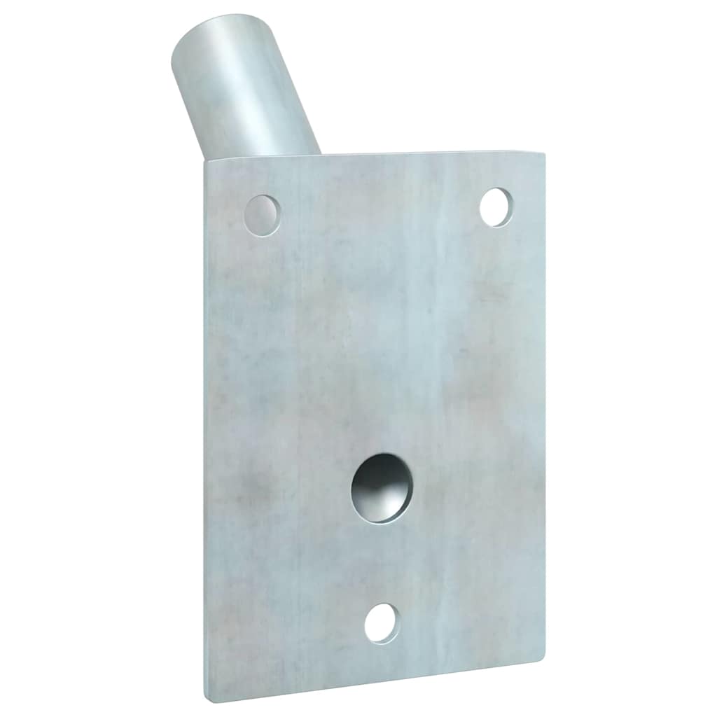 Στήριγμα Σημαίας Ασημί 10,5 x 7,5 x 0,25 εκ. Ατσάλι - Pakobazaar