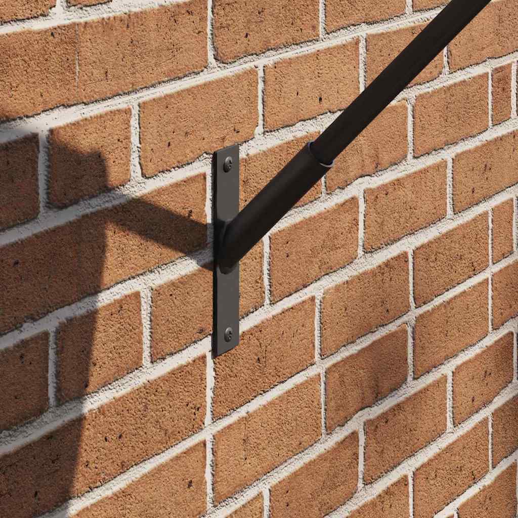 Στήριγμα Σημαίας Μαύρο 15 x 3 x 0,35 εκ. Ατσάλι - Pakobazaar