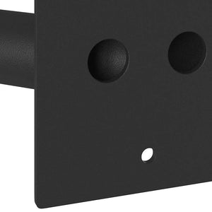Στήριγμα Σημαίας Μαύρο 11,5 x 7,5 x 0,2 εκ. Ατσάλι - Pakobazaar