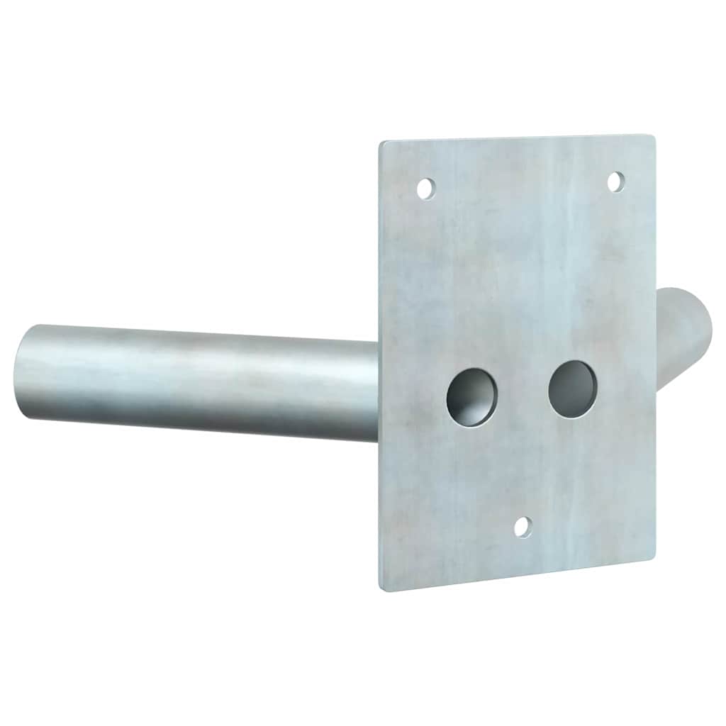 Στήριγμα Σημαίας Ασημί 11,5 x 7,5 x 0,2 εκ. Ατσάλι - Pakobazaar