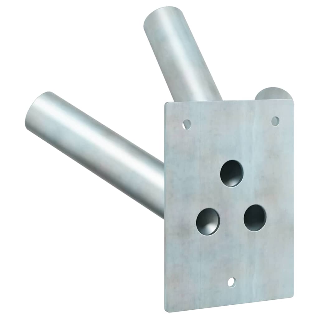 Στήριγμα Σημαίας Ασημί 10,5 x 7,5 x 0,2 εκ. Ατσάλι - Pakobazaar