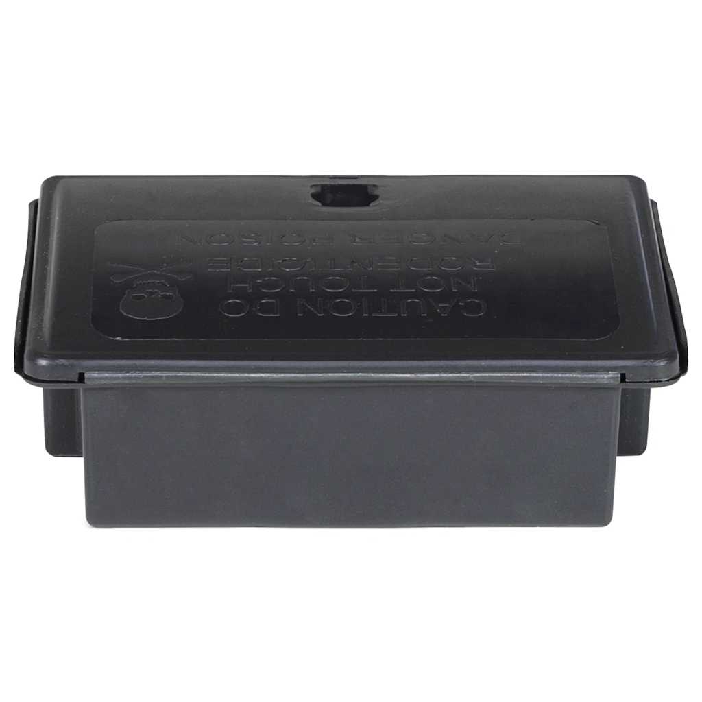 Ποντικοπαγίδες 5 τεμ. Μαύρες 13x10x4 εκ. - Pakobazaar