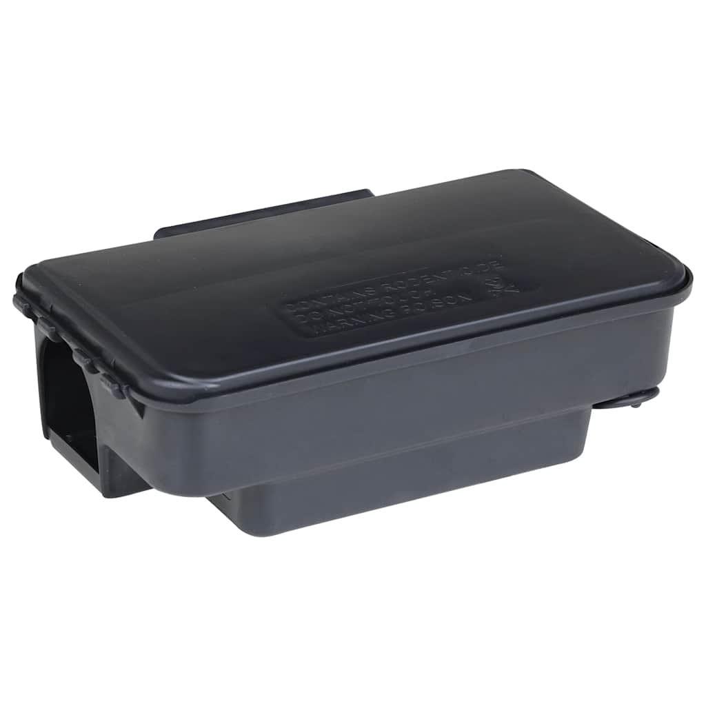 Ποντικοπαγίδες 4 τεμ. Μαύρες 22x12,5x7,5 εκ. - Pakobazaar
