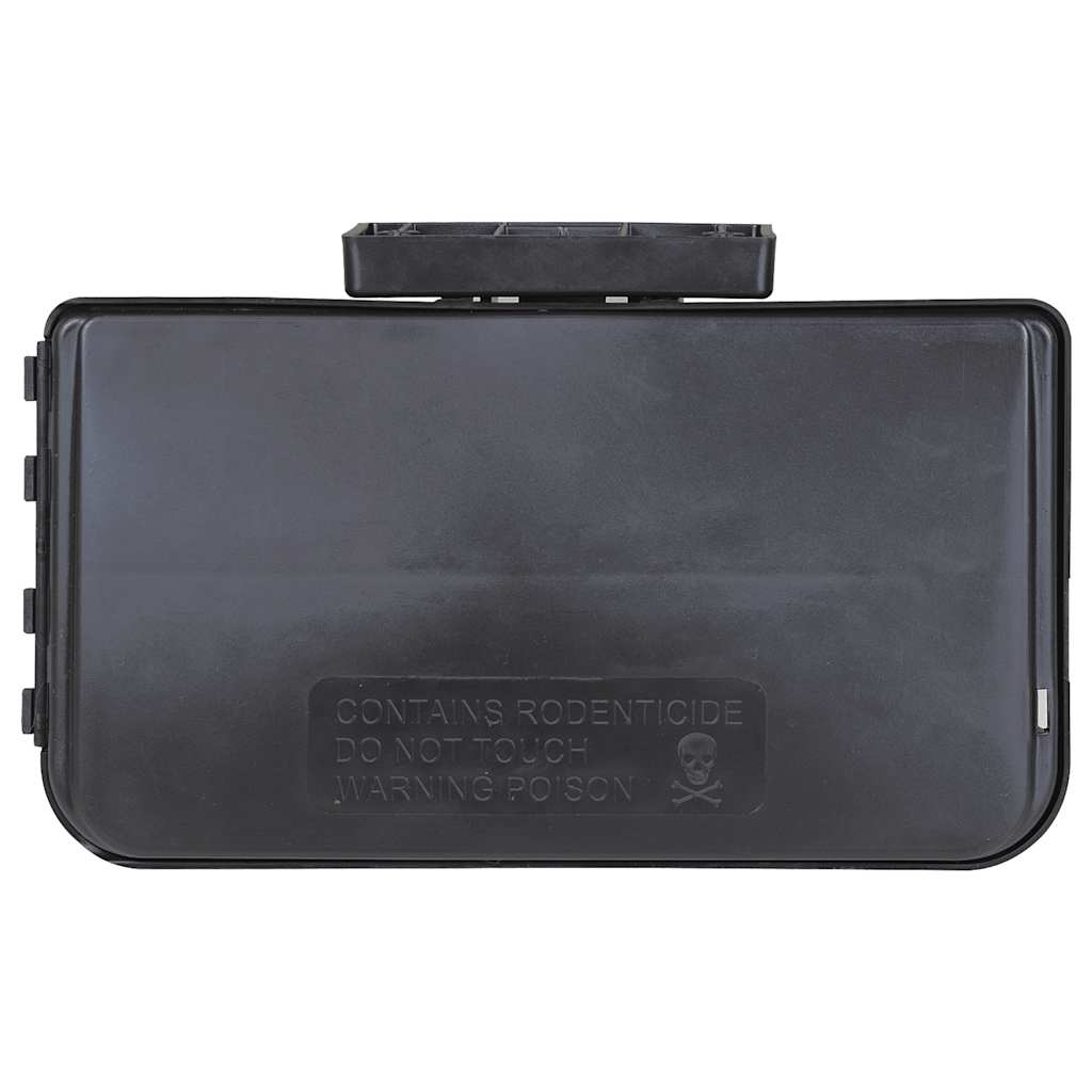 Ποντικοπαγίδες 4 τεμ. Μαύρες 22x12,5x7,5 εκ. - Pakobazaar