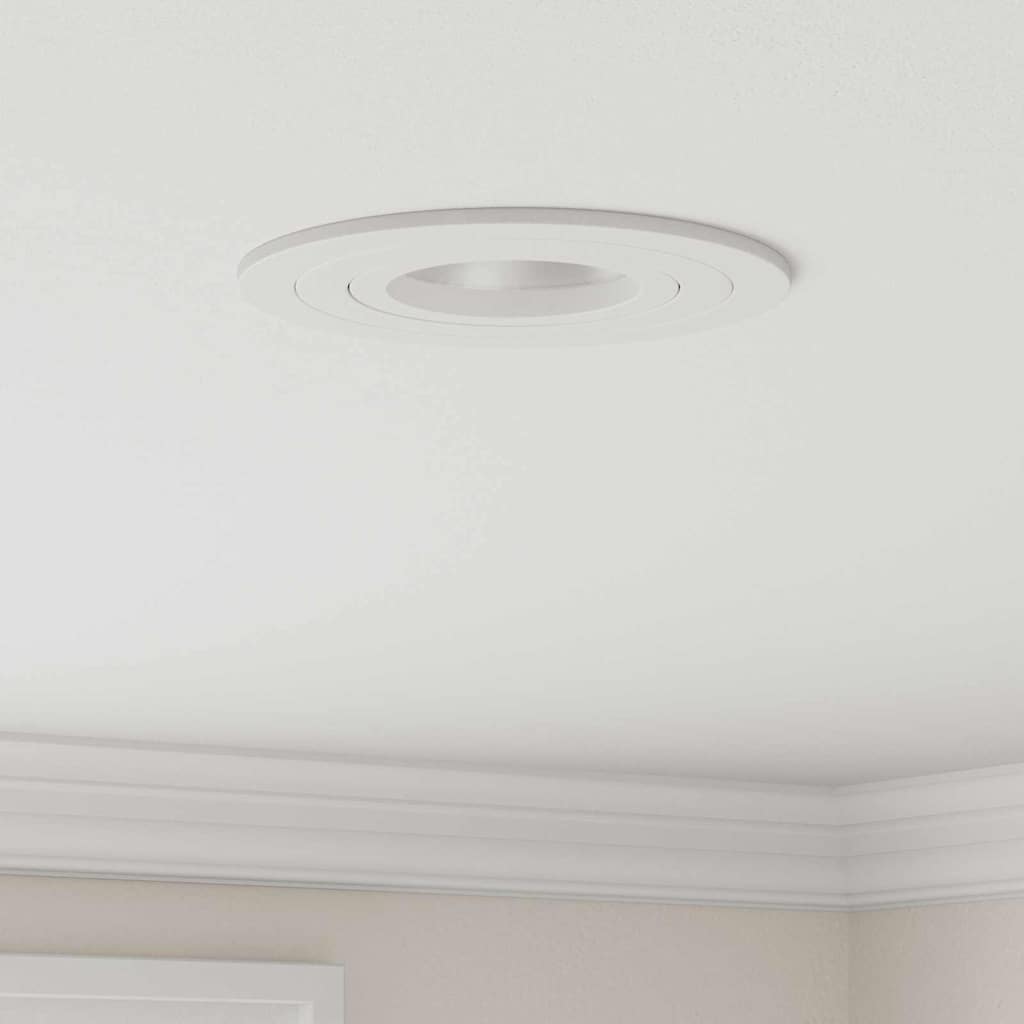 Σποτ 6 pcs Λευκό 9 x 9 x 2 εκ. Αλουμίνιο - Pakobazaar