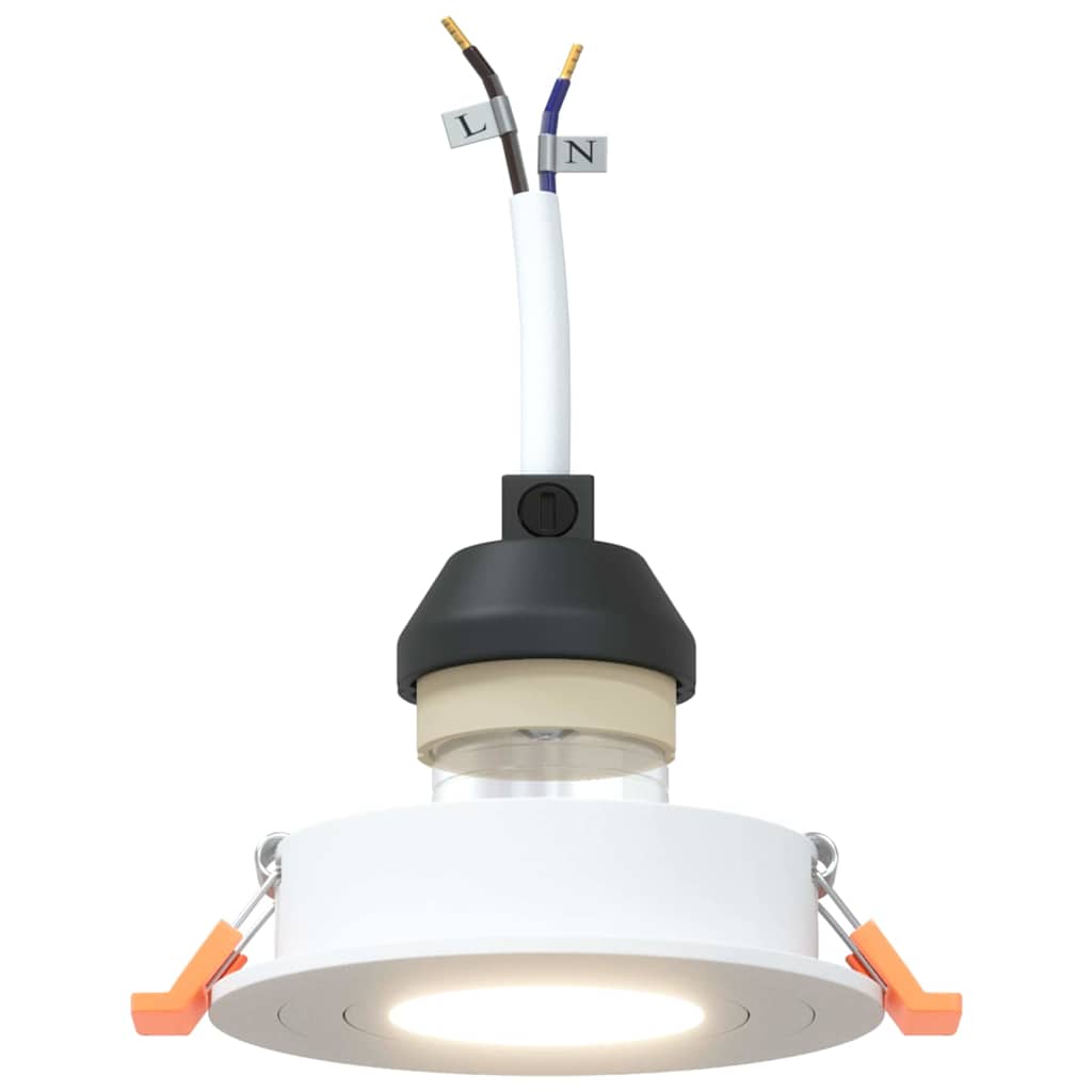 Σποτ 6 pcs Λευκό 9 x 9 x 2 εκ. Αλουμίνιο - Pakobazaar