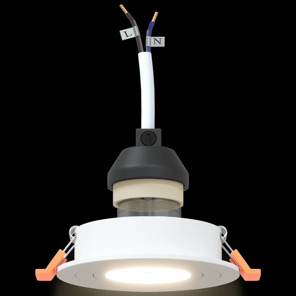 Σποτ 6 pcs Λευκό 9 x 9 x 2 εκ. Αλουμίνιο - Pakobazaar