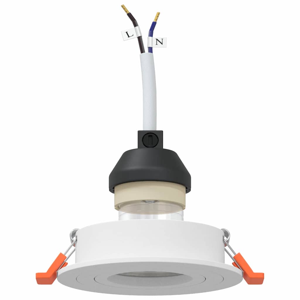 Σποτ 6 pcs Λευκό 9 x 9 x 2 εκ. Αλουμίνιο - Pakobazaar