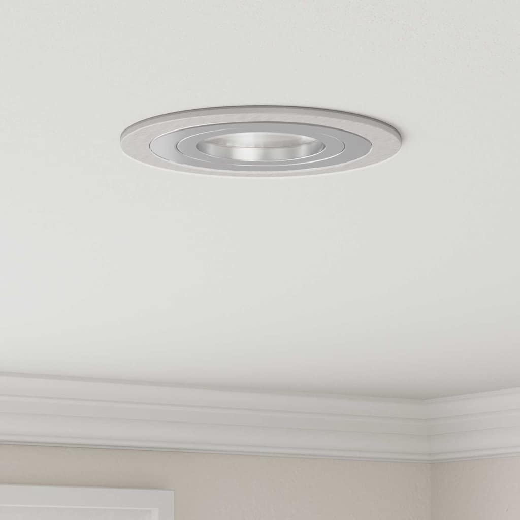 Σποτ 6 pcs Ασημί 9 x 9 x 2 εκ. Αλουμίνιο - Pakobazaar