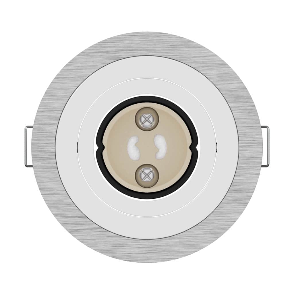 Σποτ 6 pcs Ασημί 9 x 9 x 2 εκ. Αλουμίνιο - Pakobazaar