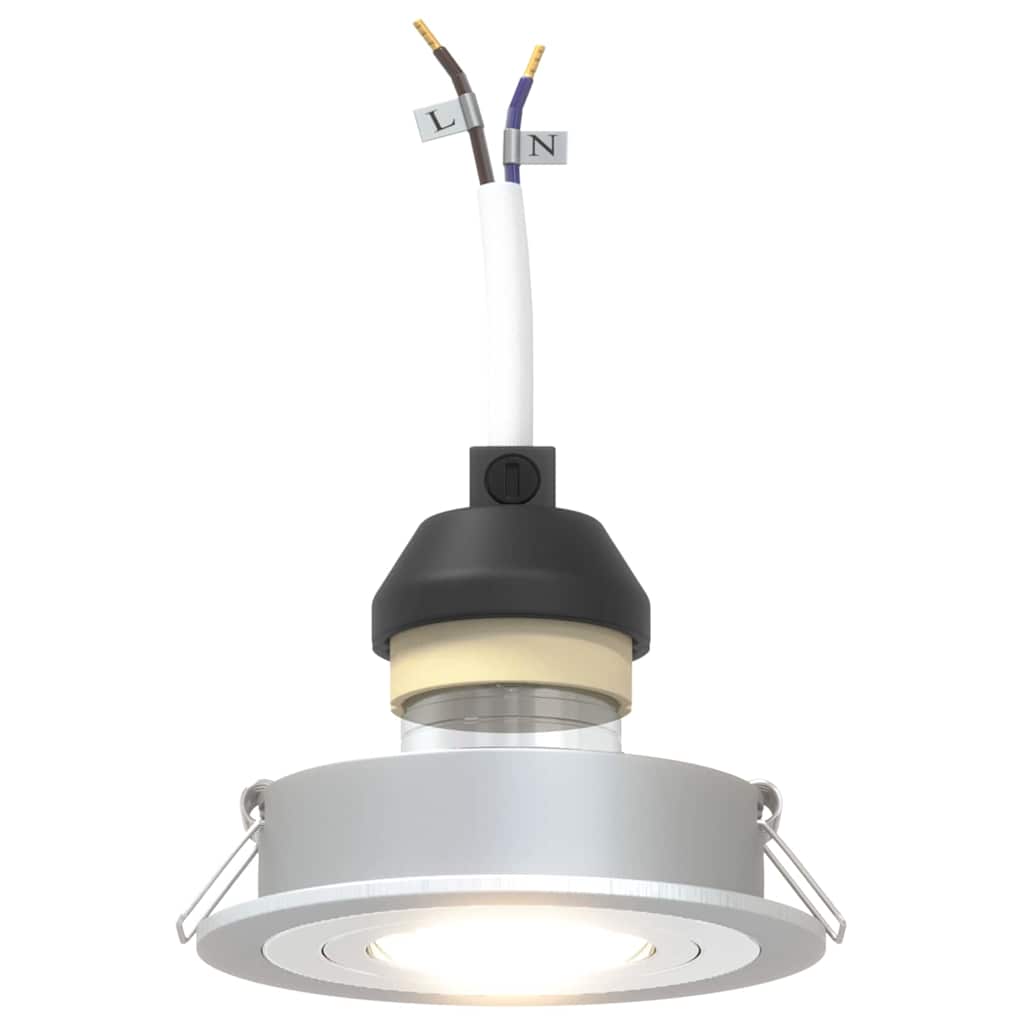 Σποτ 6 pcs Ασημί 9 x 9 x 2 εκ. Αλουμίνιο - Pakobazaar