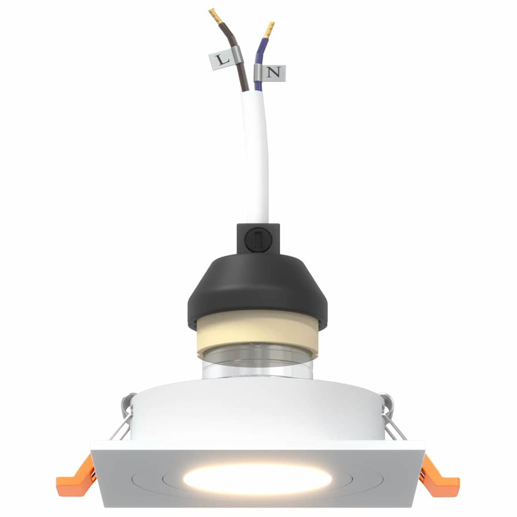 Σποτ 24 pcs Λευκό 9 x 9 x 2 εκ. Αλουμίνιο - Pakobazaar