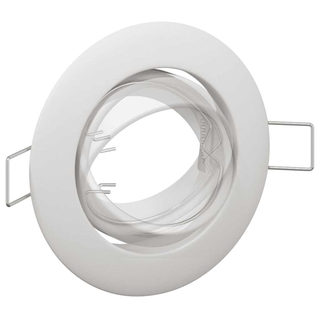 Σποτ 6 pcs Λευκό 9 x 9 x 2.5 εκ. Μέταλλο - Pakobazaar