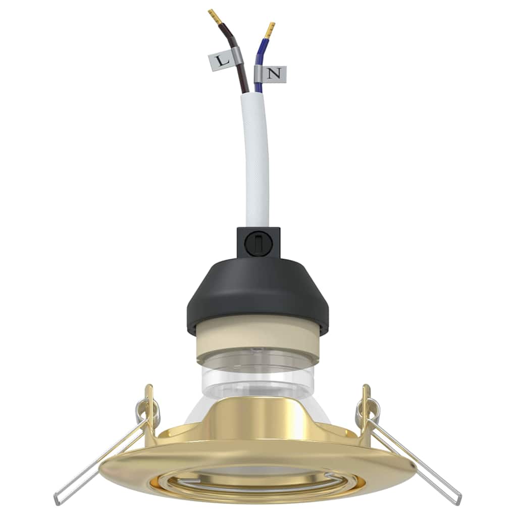 Σποτ 6 pcs Χρυσό 9 x 9 x 2.5 εκ. Μέταλλο - Pakobazaar