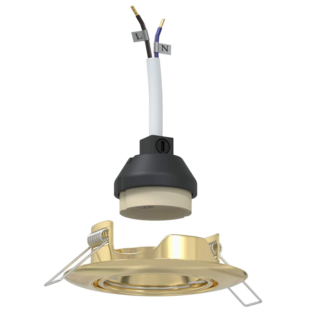 Σποτ 12 pcs Χρυσό 9 x 9 x 2.5 εκ. Μέταλλο - Pakobazaar