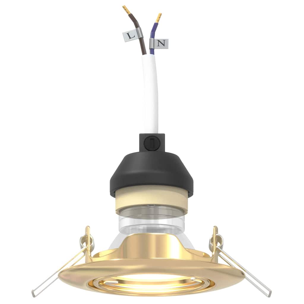 Σποτ 12 pcs Χρυσό 9 x 9 x 2.5 εκ. Μέταλλο - Pakobazaar