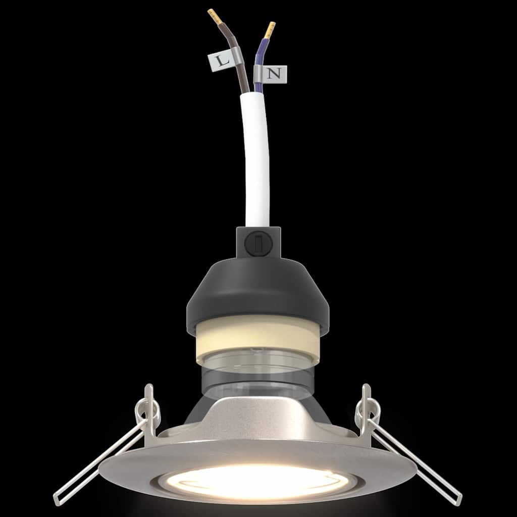 Σποτ 12 pcs Ασημί 9 x 9 x 2.5 εκ. Μέταλλο - Pakobazaar