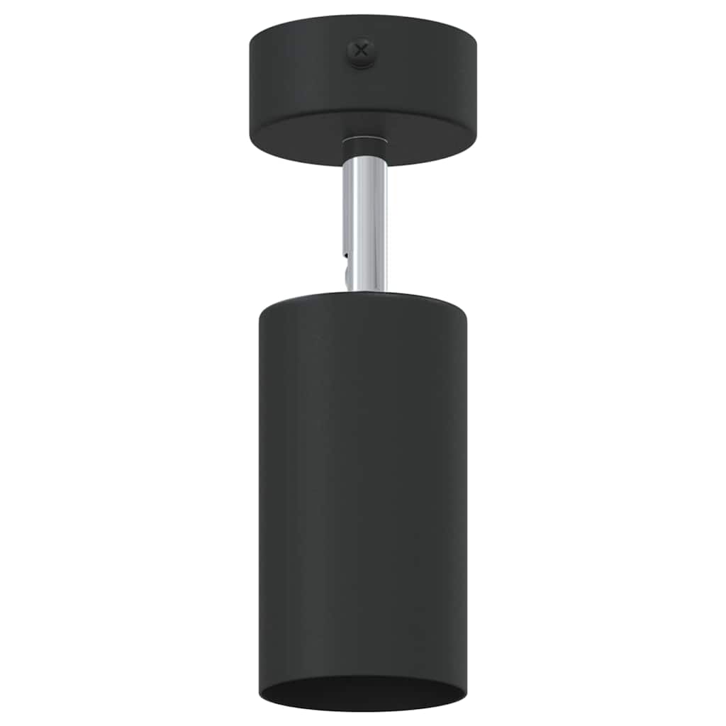 Σποτ οροφής με προβολείς Μαύρο 6 x 6 x 16 εκ. Μέταλλο - Pakobazaar