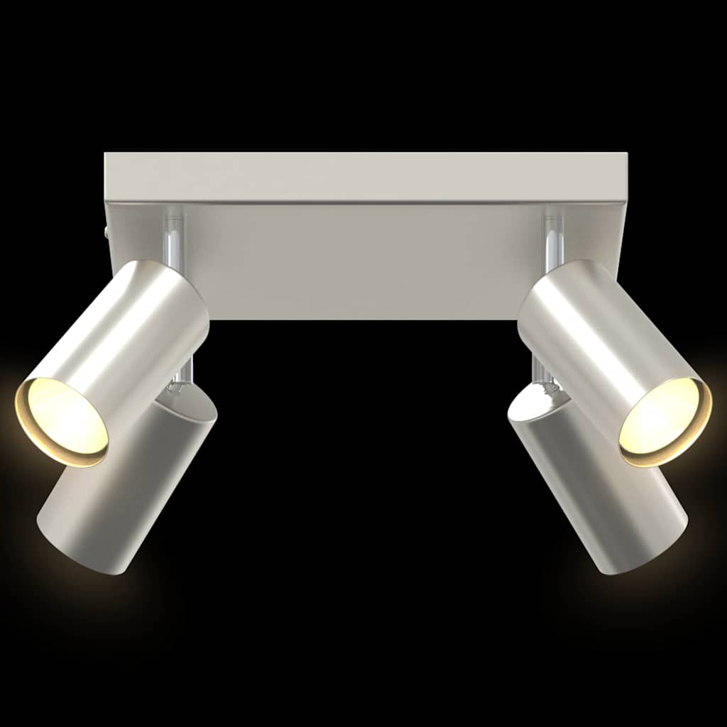 Σποτ οροφής με προβολείς Νίκελ 26 x 26 x 16 εκ Μέταλλο - Pakobazaar