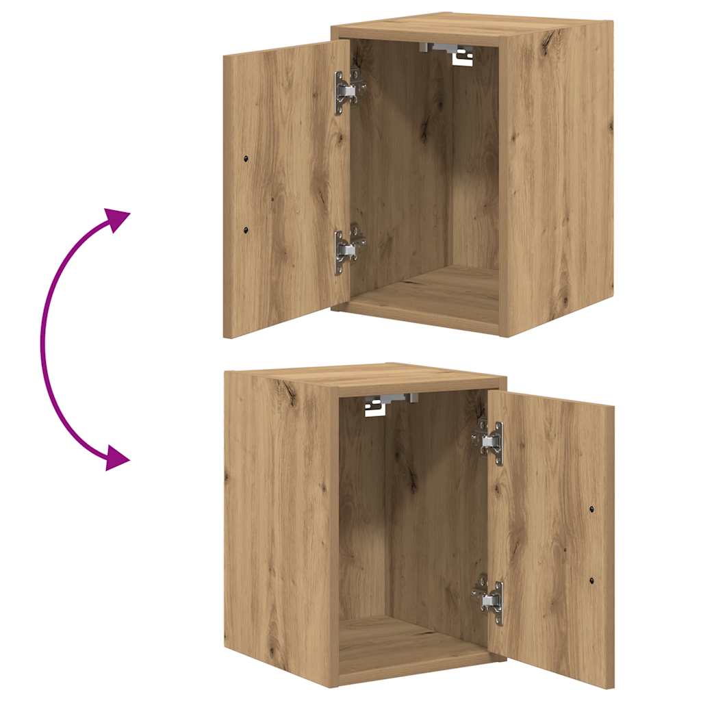 ντουλάπια γκαράζ 2 τεμ. Artisan Δρυς από Επεξεργασμένο Ξύλο - Pakobazaar