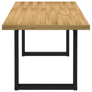 Τραπεζαρία "NOAIN" Πόδια σε σχήμα U 180x90x75 cm