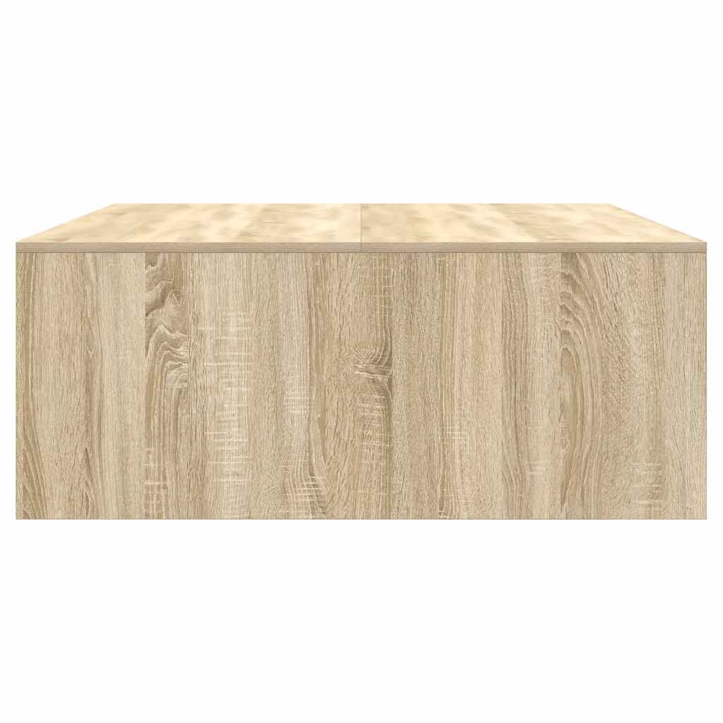 Τραπεζάκι σαλονιού με συρτάρια Sonoma Δρυς 100x100x40 εκ.