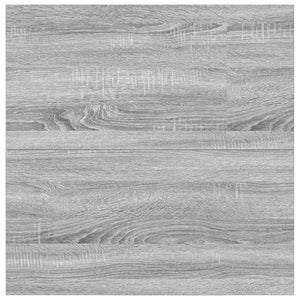 Τραπεζάκι σαλονιού με συρτάρια Γκρι Sonoma 100x100x40 εκ.