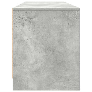 Έπιπλο Τηλεόρασης Γκρι Σκυροδέματος 188,5x41x50 εκ. Επεξ. Ξύλο - Pakobazaar