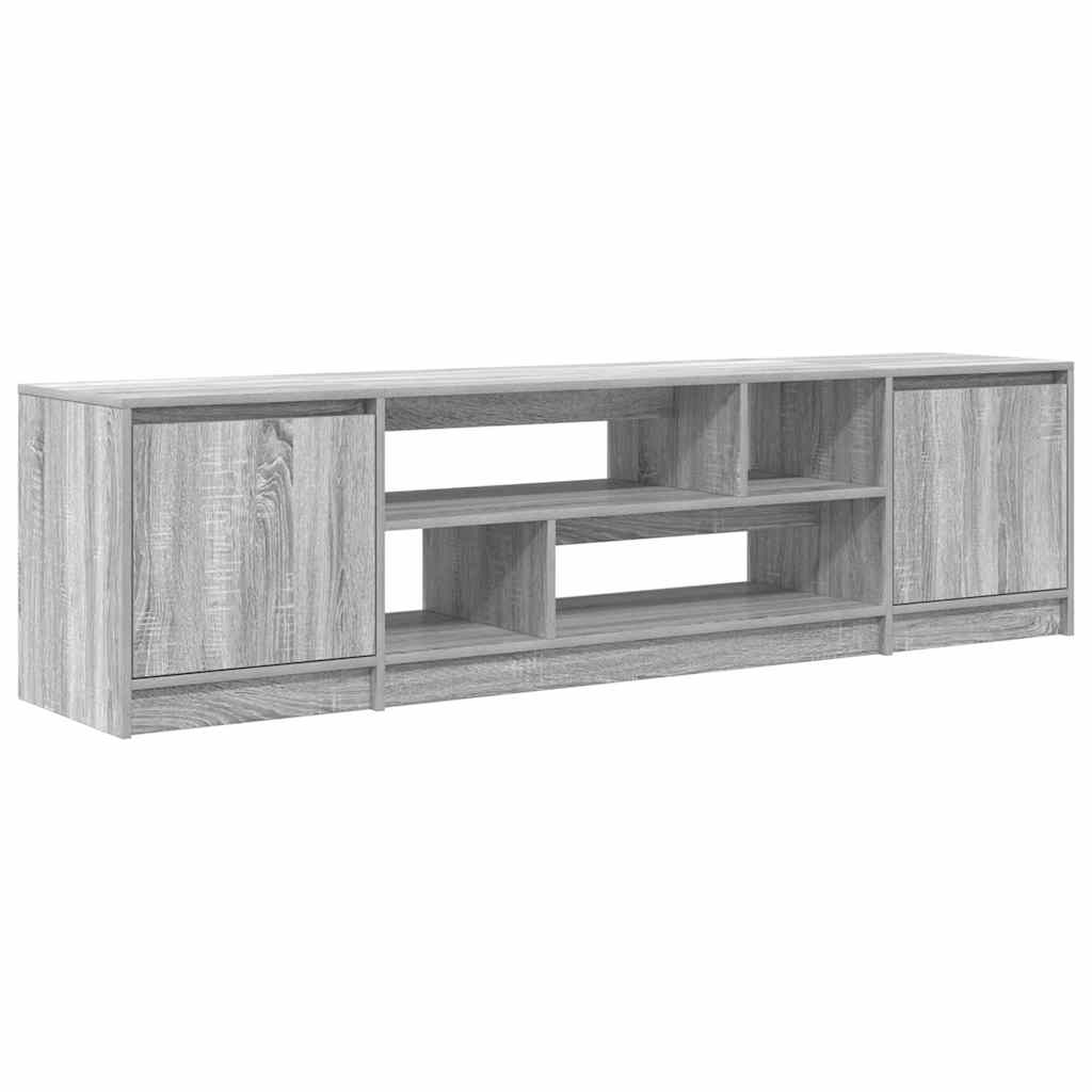 Έπιπλο Τηλεόρασης Γκρι Sonoma 188,5x41x50 εκ. Επεξεργ. Ξύλο - Pakobazaar