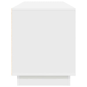 Ντουλάπι Τηλεόρασης με LED Λευκό 160,5x41x50 εκ. - Pakobazaar
