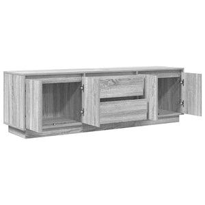 Έπιπλο Τηλεόρασης με LED Γκρι Sonoma 160,5x41x50 εκ.