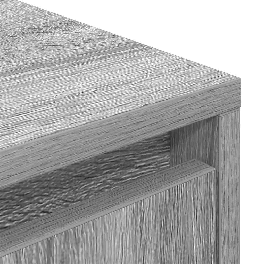 Έπιπλο Τηλεόρασης με LED Γκρι Sonoma 160,5x41x50 εκ.