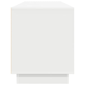 Έπιπλο Τηλεόρασης με LED Λευκό 193,5x41x50 εκ.