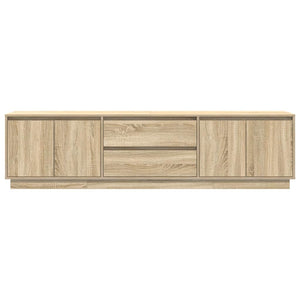 Έπιπλο Τηλεόρασης με LED Sonoma Δρυς 193,5x41x50 εκ. - Pakobazaar