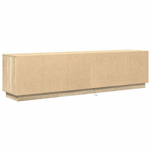 Έπιπλο Τηλεόρασης με LED Sonoma Δρυς 193,5x41x50 εκ. - Pakobazaar