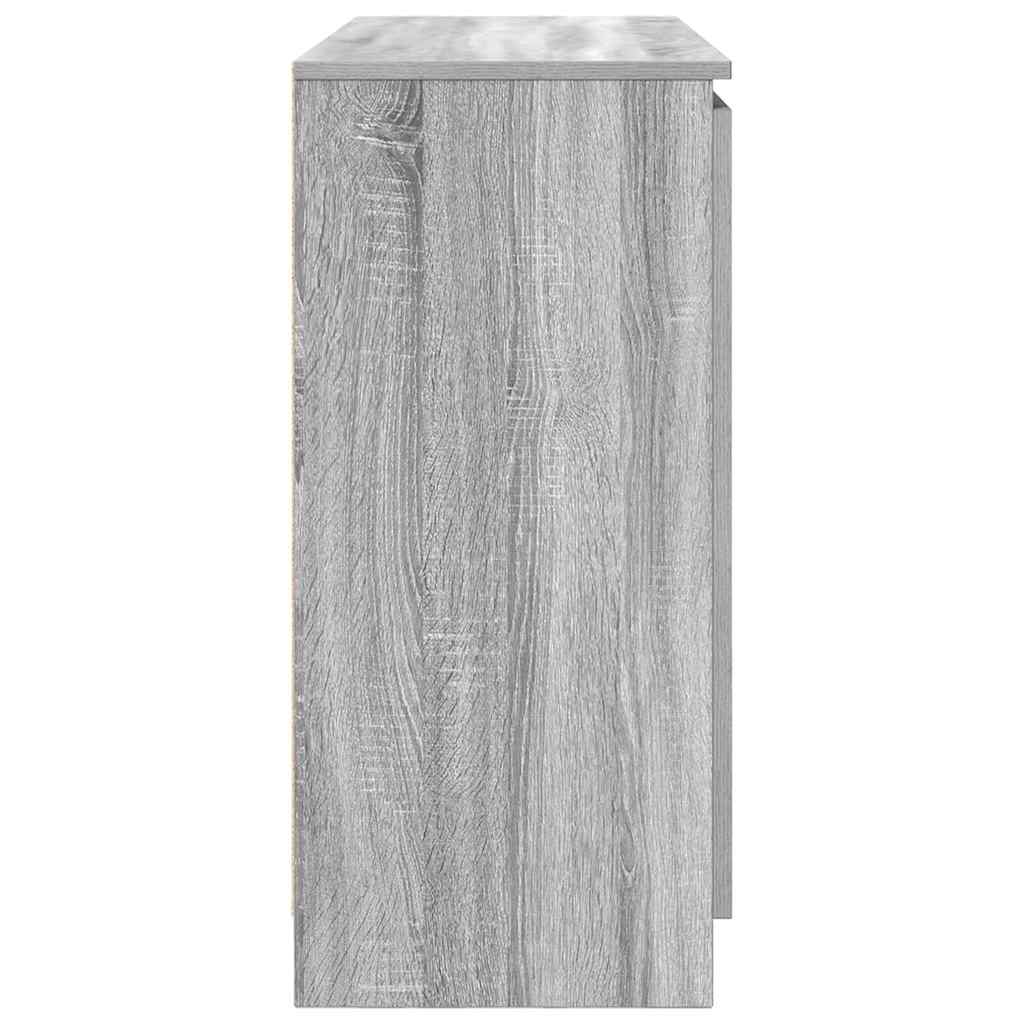 Συρταριέρα με Συρτάρια Γκρι Sonoma 100,5x35x76 εκ. Επεξ. Ξύλο