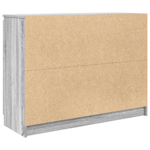 Συρταριέρα με Συρτάρια Γκρι Sonoma 100,5x35x76 εκ. Επεξ. Ξύλο