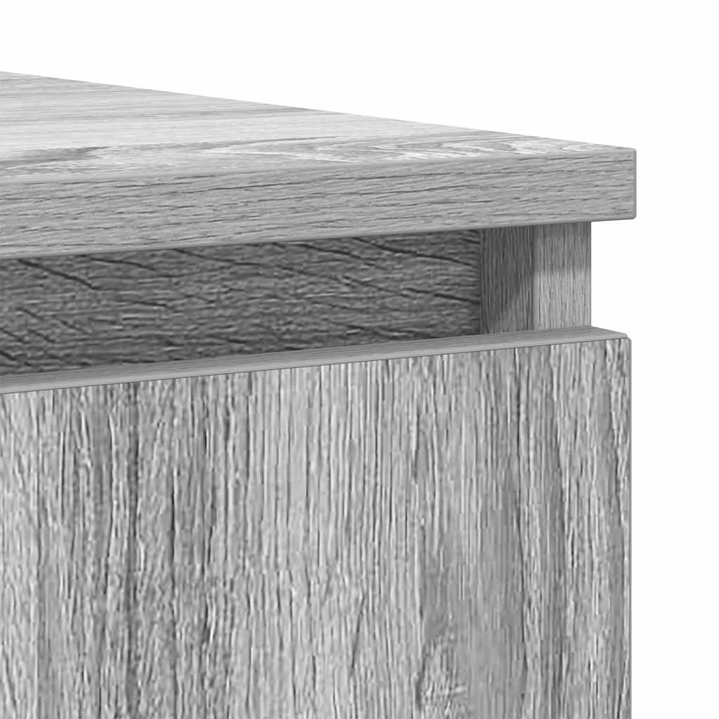 Συρταριέρα με Συρτάρια Γκρι Sonoma 100,5x35x76 εκ. Επεξ. Ξύλο