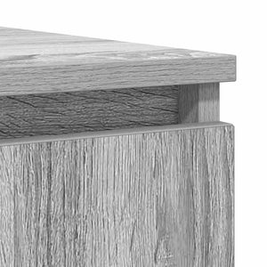 Συρταριέρα με Συρτάρια Γκρι Sonoma 100,5x35x76 εκ. Επεξ. Ξύλο