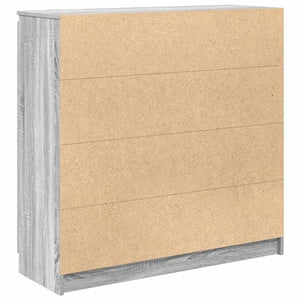 Συρταριέρα με Συρτάρια Γκρι Sonoma 100,5x35x98,5 εκ. Επεξ. Ξύλο