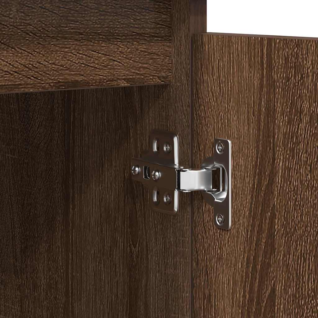 Συρταριέρα με Συρτάρια καφέ δρυς 100,5x35x98,5 εκ. Επεξ. Ξύλο - Pakobazaar