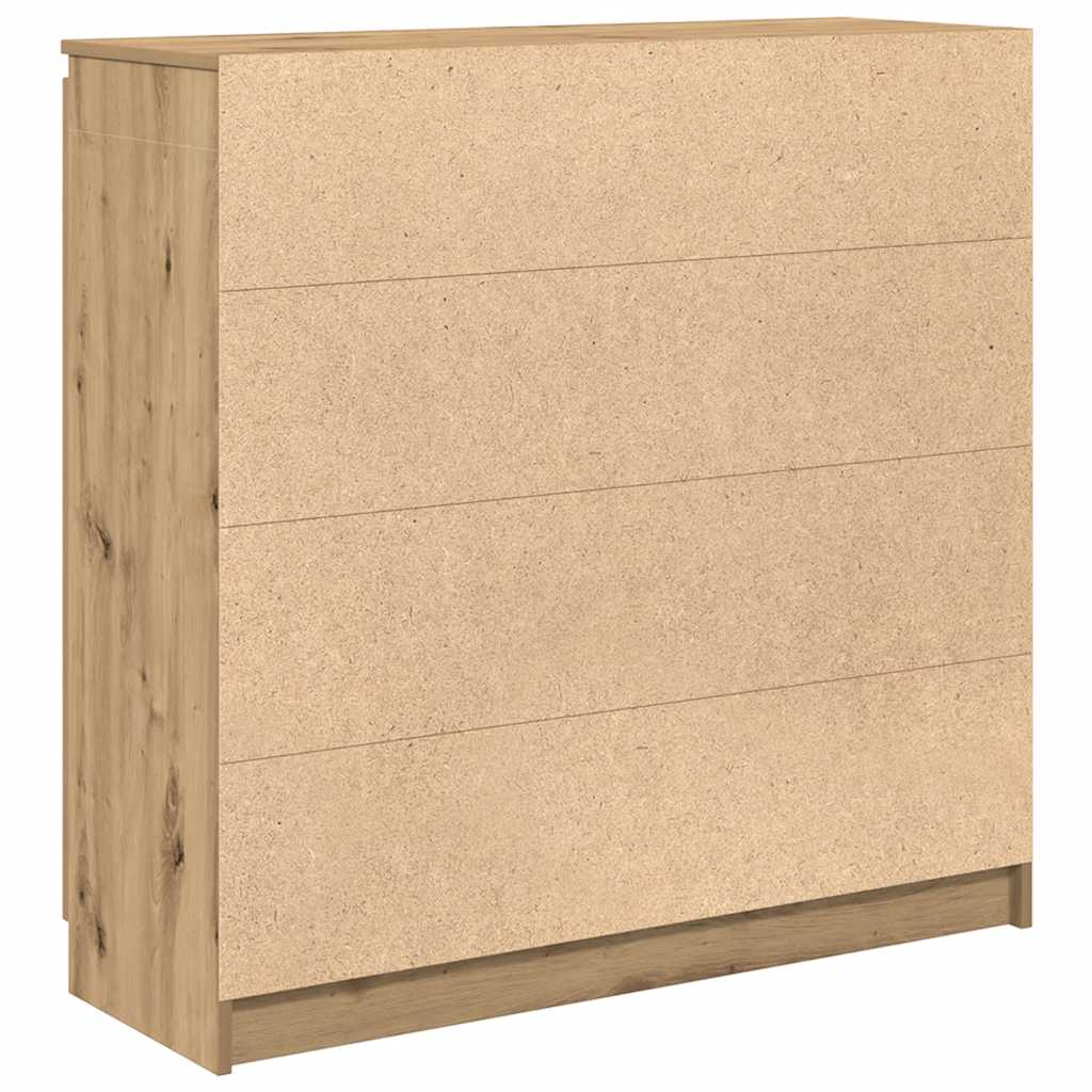 Συρταριέρα με Συρτάρια Τεχνίτης Δρυς 100,5x35x98,5 εκ. - Pakobazaar