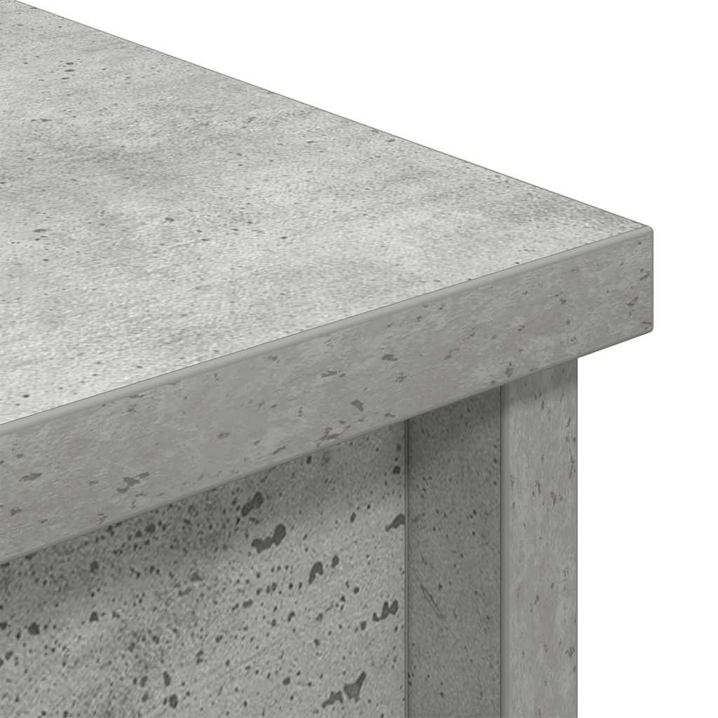 Ντουλάπι Γκρι Σκυροδέματος 50x35x180 εκ. από Επεξεργασμένο Ξύλο