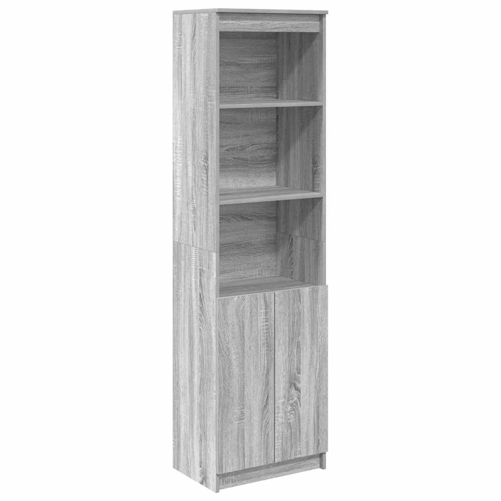 Ντουλάπι Γκρι Sonoma 50x35x180 εκ. από Επεξεργασμένο Ξύλο
