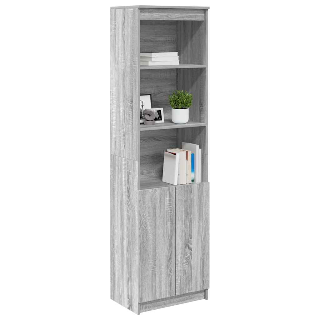 Ντουλάπι Γκρι Sonoma 50x35x180 εκ. από Επεξεργασμένο Ξύλο