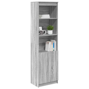 Ντουλάπι Γκρι Sonoma 50x35x180 εκ. από Επεξεργασμένο Ξύλο
