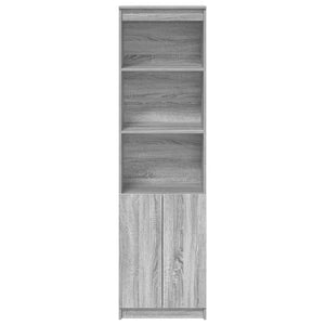 Ντουλάπι Γκρι Sonoma 50x35x180 εκ. από Επεξεργασμένο Ξύλο