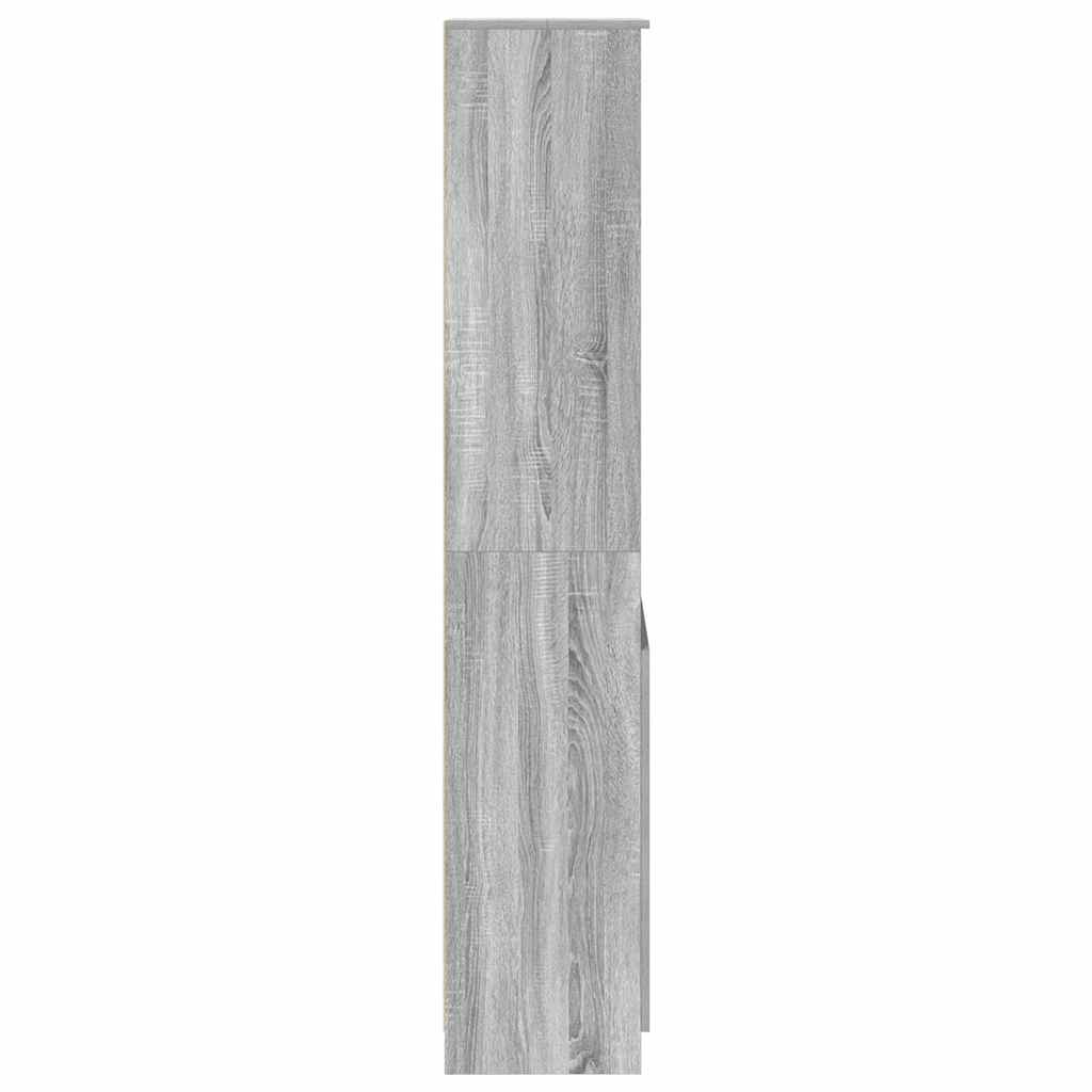 Ντουλάπι Γκρι Sonoma 50x35x180 εκ. από Επεξεργασμένο Ξύλο