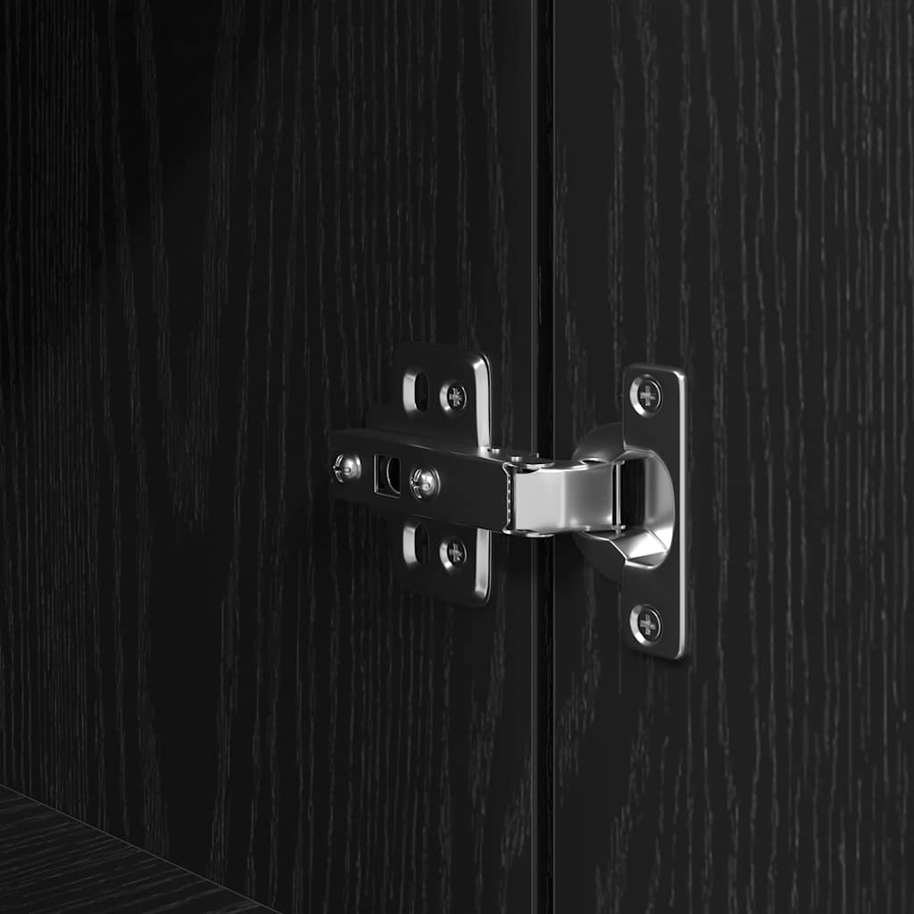 Ντουλάπι Μαύρη δρυς 70x35x180 εκ. από Επεξεργασμένο Ξύλο