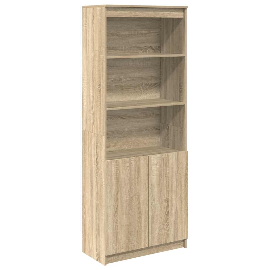 Ντουλάπι Sonoma Δρυς 70x35x180 εκ. από Επεξεργασμένο Ξύλο - Pakobazaar